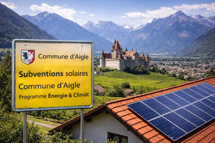 Subvention communale photovoltaïque Aigle